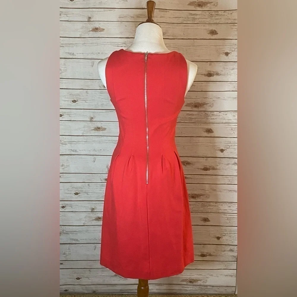 J.Crew pleated fit and flare dress